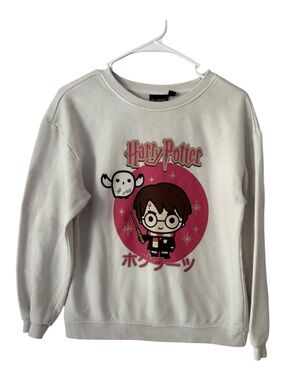 NWOT Harry Potter White Red Character Japan Sweatshirt SZ 13 Juniors